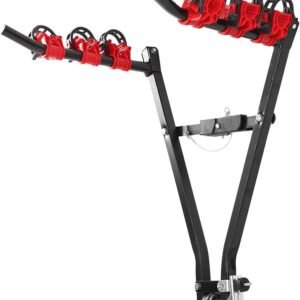 Automobilinis dviračių laikiklis ant kablio