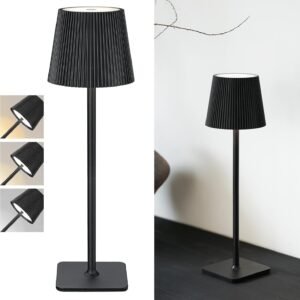 Įkraunama LED stalo lempa (2 vnt.) su 5200 mAh baterija ir 3 spalvų režimais, IP54