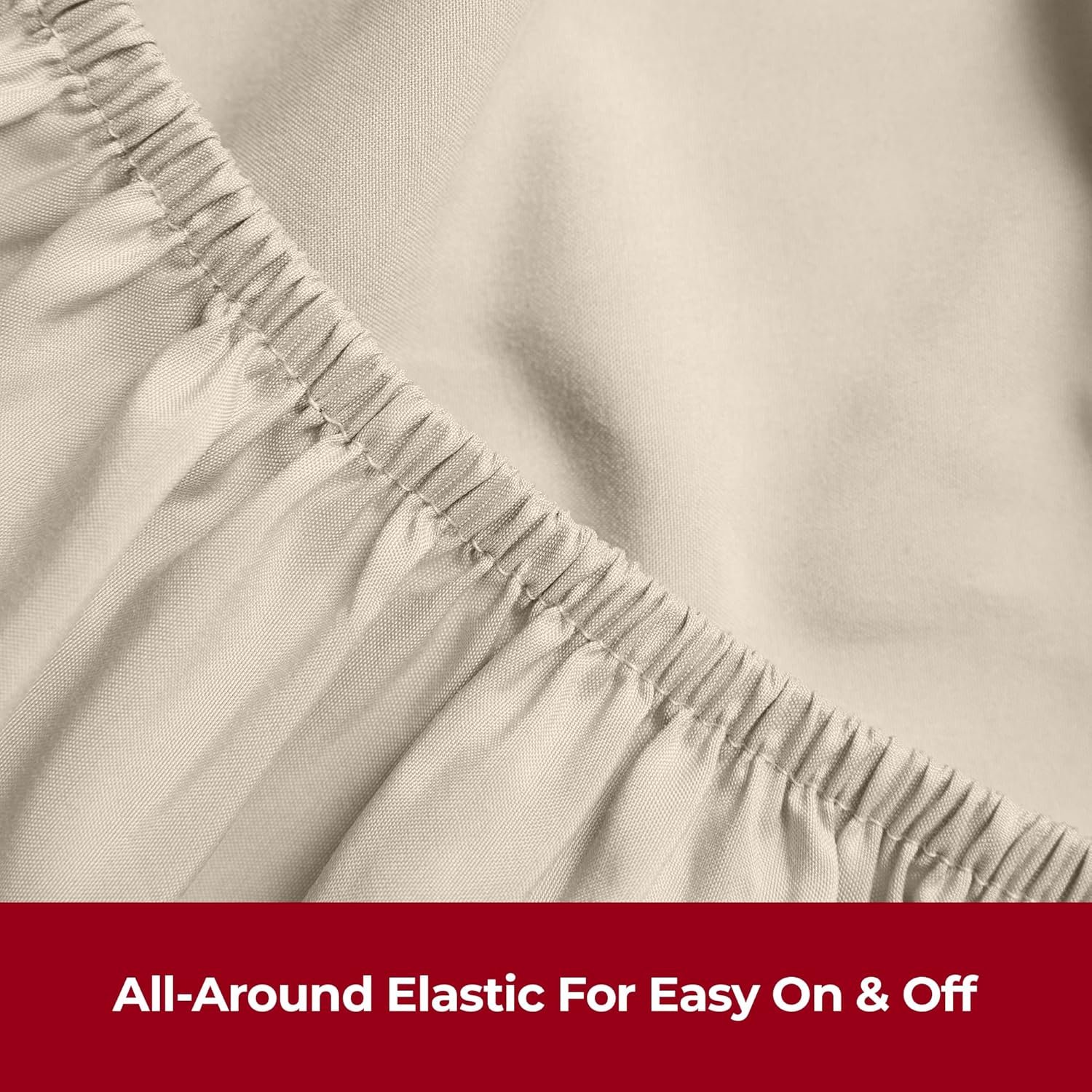 Mellanni viengulė paklodė 90x200 su guma – 30 cm aukščio - Image 5