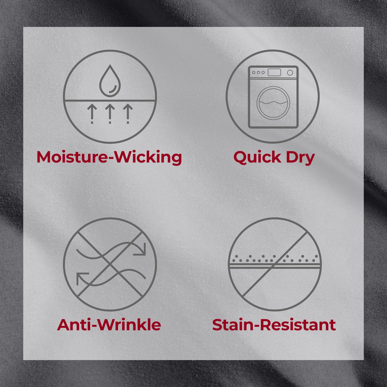 Mellanni 2 vnt. pagalvių užvalkalų rinkinys 80x80 cm - Image 6