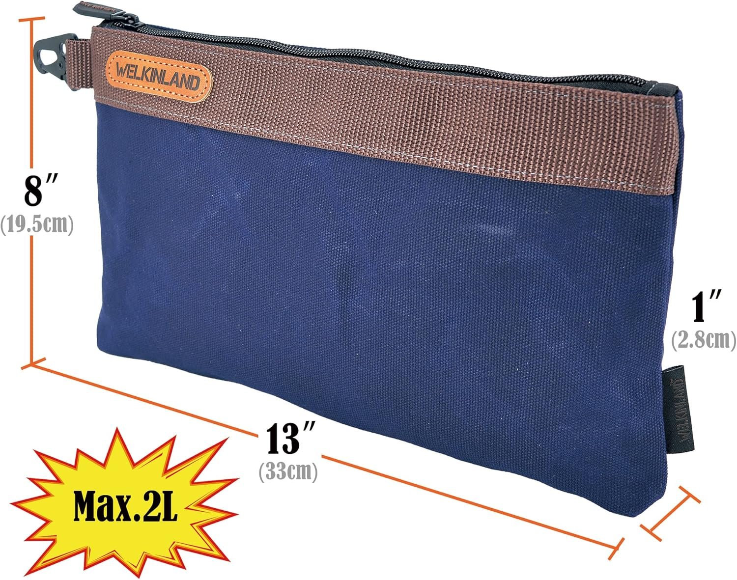 Tvirtos drobės įrankių dėklų rinkinys (4 vnt.) | 33 cm - Image 9